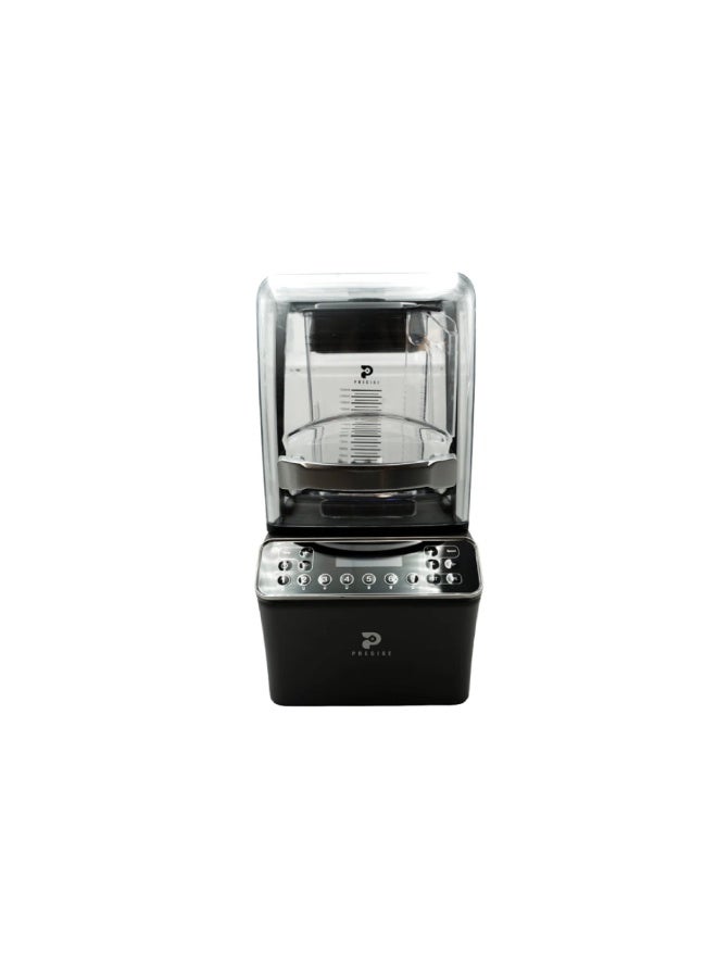 Precise Bar Blender A9 PRO Black - 2000W Commercial High-Speed Blender with 1.5L Tritan Jug, Touch LED Panel for Cafe Bar Use